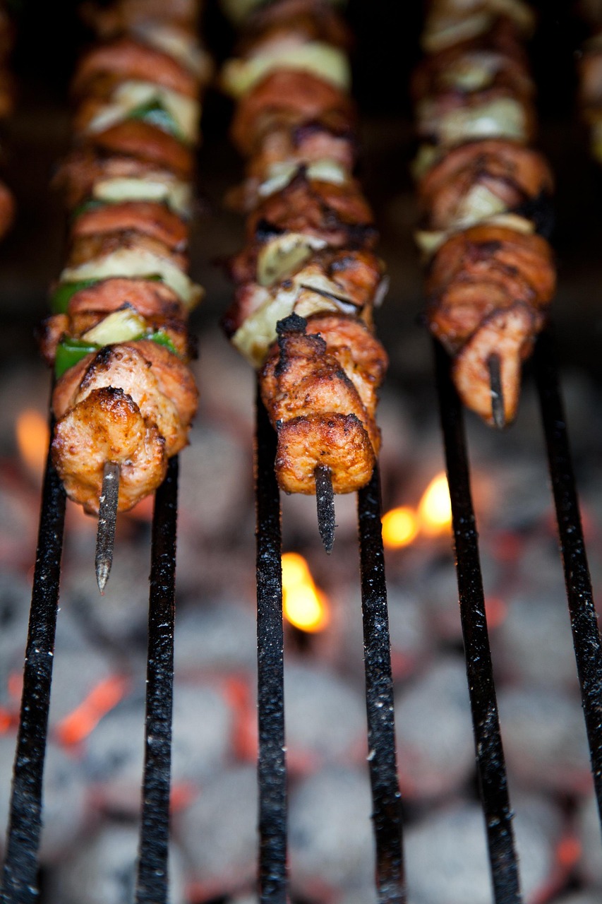 BBQ Chicken Skewers BBQ Chicken Skewers